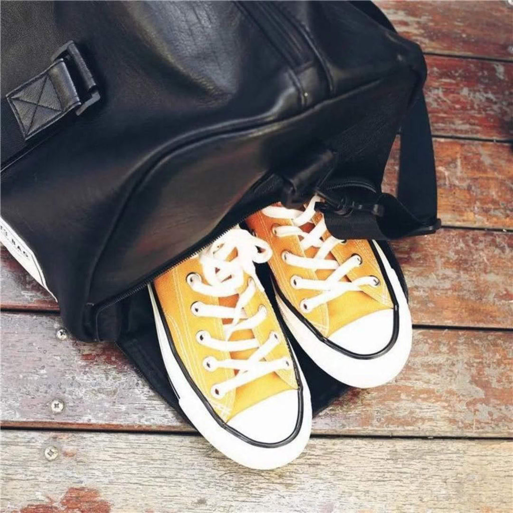 ÉLÉGANCE NOMADE – Sac de Sport et de Voyage en Cuir PU Haut de Gamme