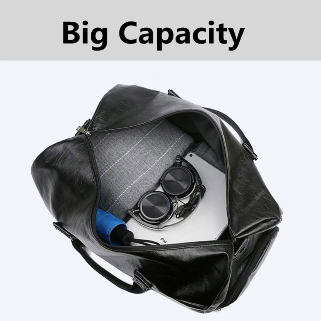 ÉLÉGANCE NOMADE – Sac de Sport et de Voyage en Cuir PU Haut de Gamme